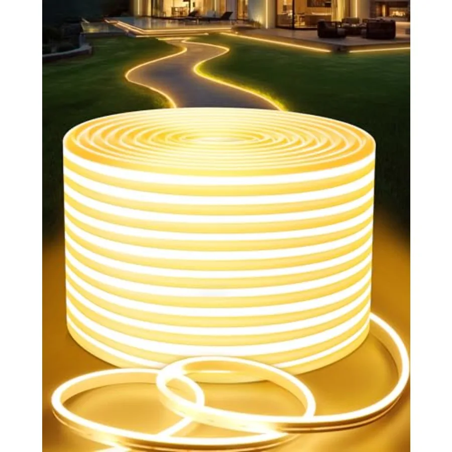 Flexible Waterproof Warm White LED Neon Rope Lights