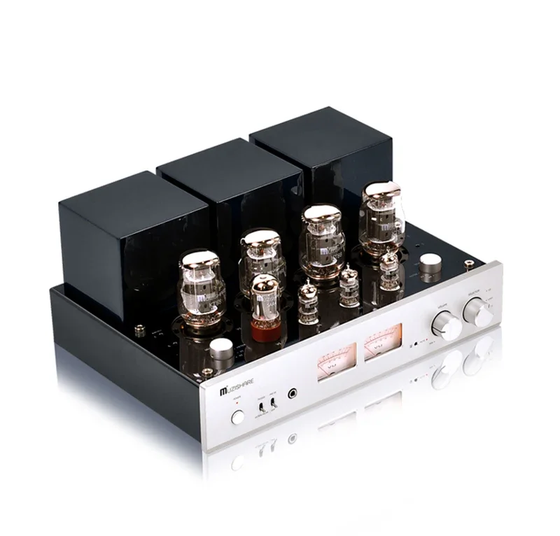 MUZISHARE New X7 KT88 Push-Pull Tube Amplifier HIFI EXQUIS Balanced GZ34 Lamp Amp Best Selling With Phono and Remote