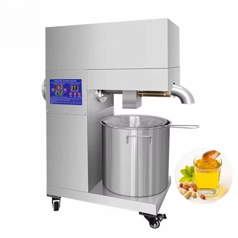 

Automatic Commercial Oil Press Machine Olive/Peanut Sunflower Hot/cold Oil Pressing Machine for Coconut Olive Oil Press Machine
