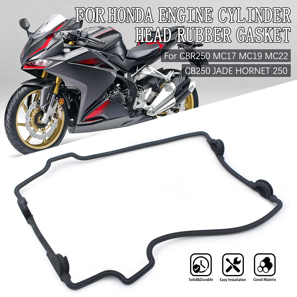 

Motorcycle Cylinder Head Cover Gasket For For HONDA CBR250 MC17 MC19 MC22 CB250 JADE HORNET 250