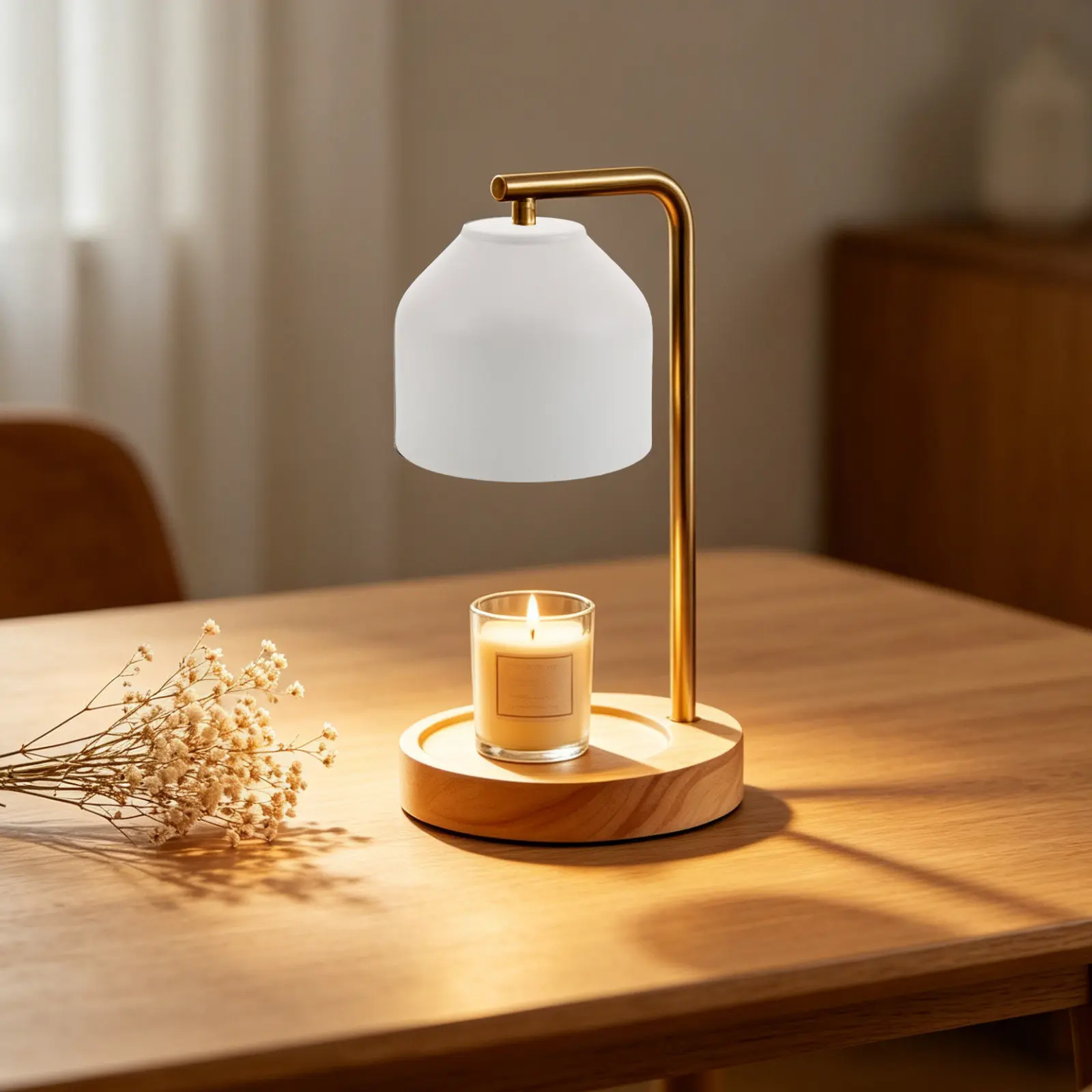 Warmer Lampshade Retro Metal Scented Wax Warmer Lamp Shade Replacement Cover 10Mm Hole Diameter White for Table Lamp Desk - view 4