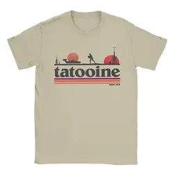 Casual Planet Sky Tatooine T-Shirts for Men Crewneck Cotton T Shirt  Short Sleeve Tee Shirt Classic Clothes