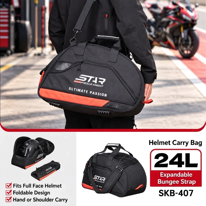 STAR SKB‑407 Motorbike Helmet Carry Bag Multifunctional Portable Racing Storage Handbag Anti‑Scratch Lens Pouch For Riders