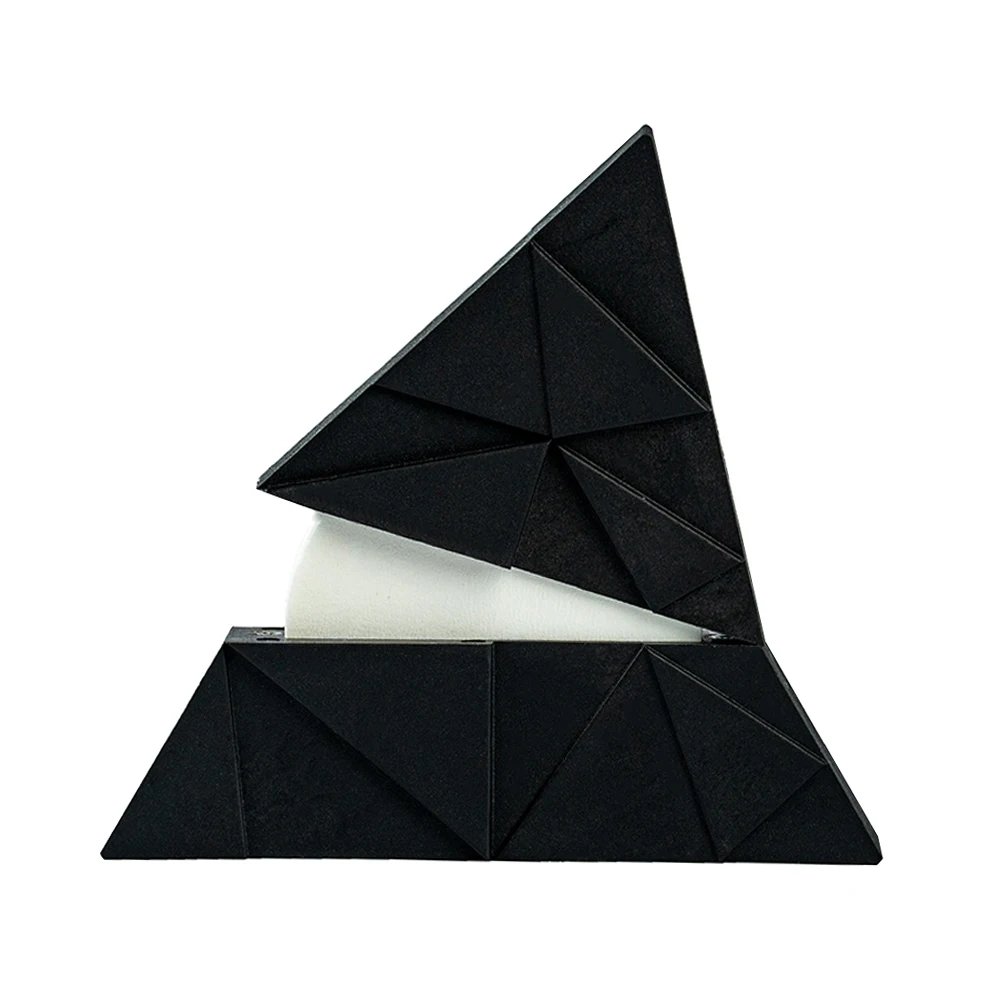 

CAFEMASY Espresso Paper Filters Storage Holder Triangle Coffee Filter Paper Holder With Filters for Bar Counter Accessories Deco