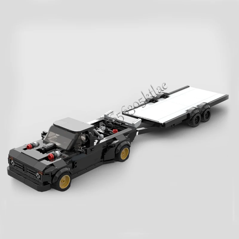 

Конструктор Moc Technology: Гоночные пикапы и прицепы, модели скоростных автомобилей, игрушки из кирпичиков для детей и взрослых, подарок на день рождения