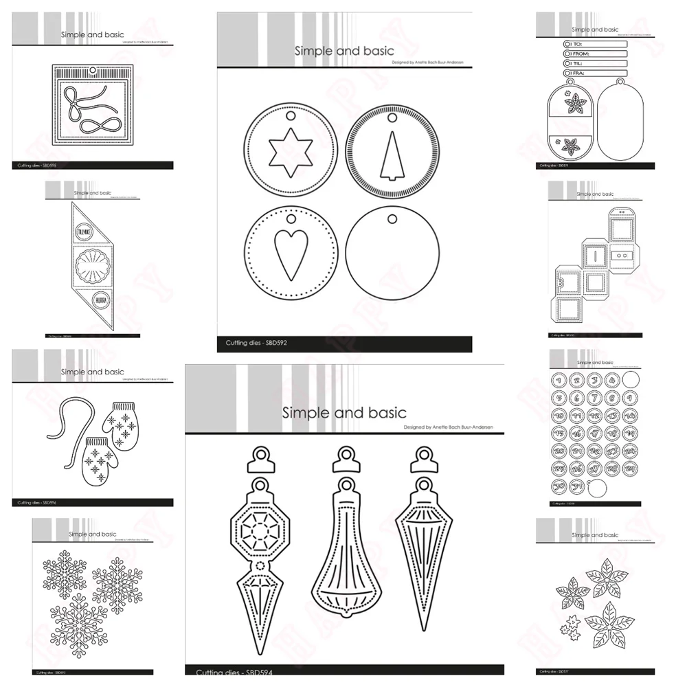 

2025 New Round tags Metal Cutting Dies Cut Die Mold Craft Decoration Embossing Scrapbooking Template DIY Greeting Card Handmade