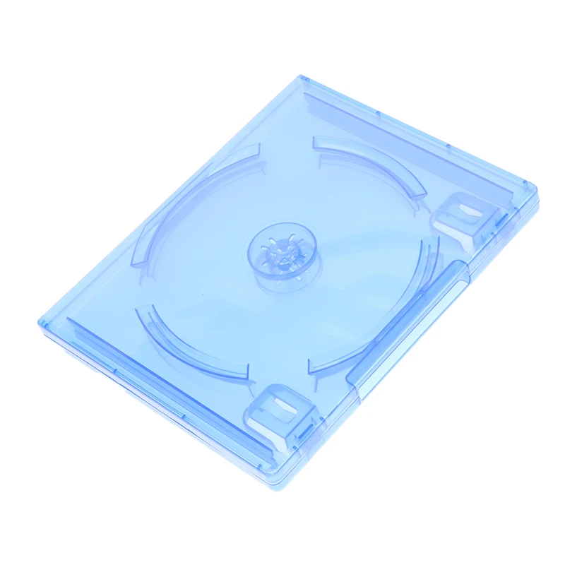 1Pc Plastic Replacement Case For PS4 Game Double Disc Spare Blue Game Blu-Ray Box 2 CD Only Empty Case