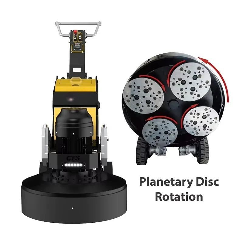 Factory Direct Sale 856mm 25hp Concrete Grinding Machine 220v 380v 440v Concrete Grinder With Vacuum Interface