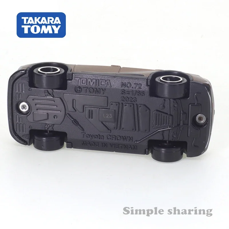 Takara Tomie No.72 Toyota Kroon (Doos) Auto Legering Speelgoed Motorvoertuig Diecast Metalen Model Voor Kinderen