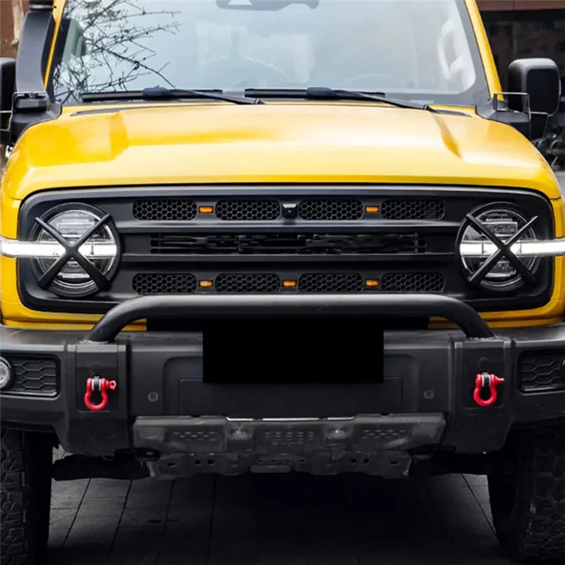 

Car Headlight Decorative Frame Accessories Front Headlight Cover Trim For GWM Tank 300 2021-2024