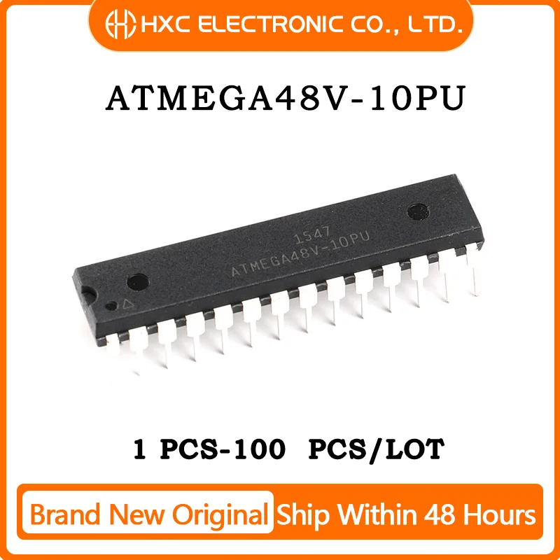 

1/5/10/50PCS 100% New ATMEGA48V-10PU ATMEGA48V ATF16V8B-15PU DIP8 CHIP