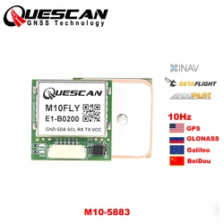 UBX M10 FPV Drone módulo GPS 10Hz con brújula para Pixhawk Betaflight Ardupilot INAV GPS Galileo GLONASS BeiDou receptor