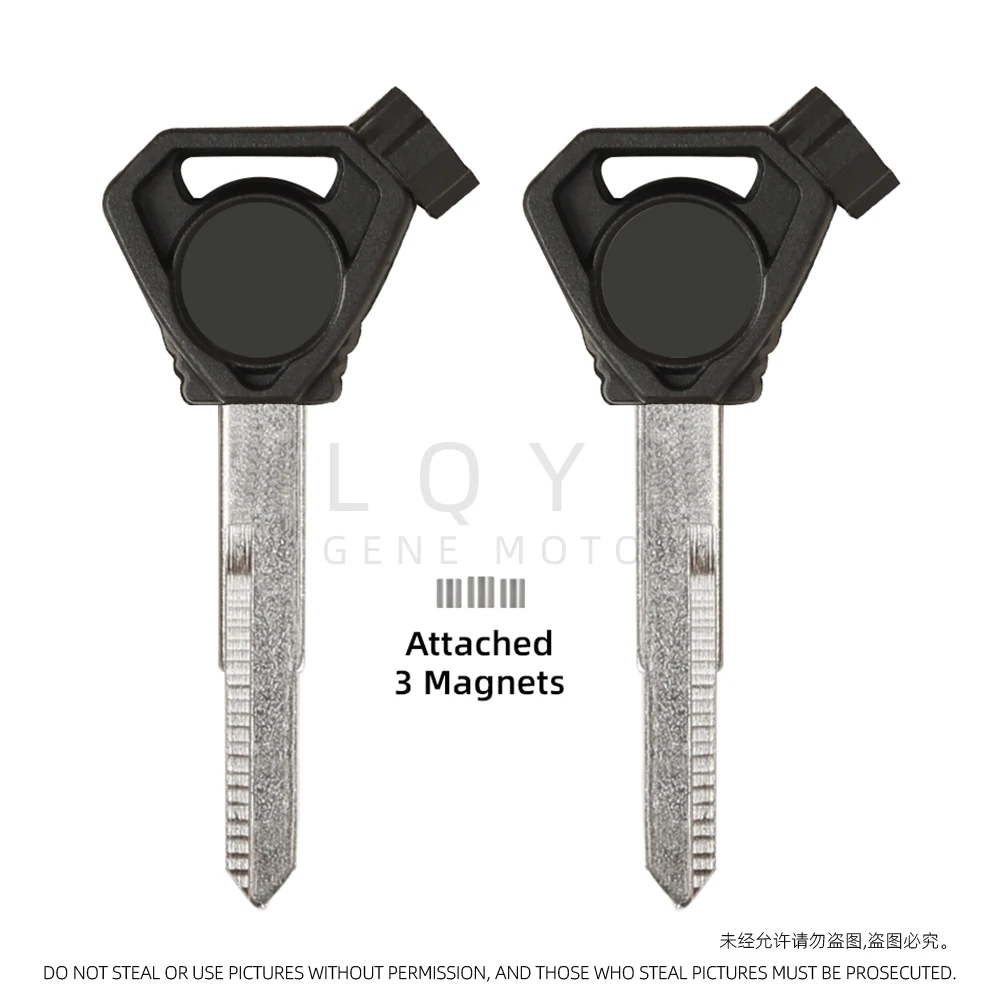 

1Pcs Blank Key Motorcycle Replace Uncut Keys For YAMAHA Magnet Anti-theft Lock VOX BWS 4V BWS125 VOX50 GTR125 JOG