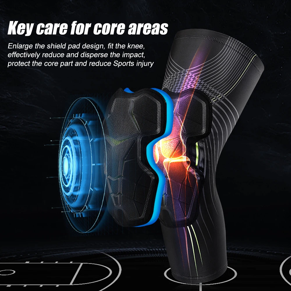 1Pcs/2Pcs Protectives Strike Knee Guards, Adult Bicycling Knee & Shin Pads, Non-Slip Protection, Off-Roading,BMX,Mountain Biking