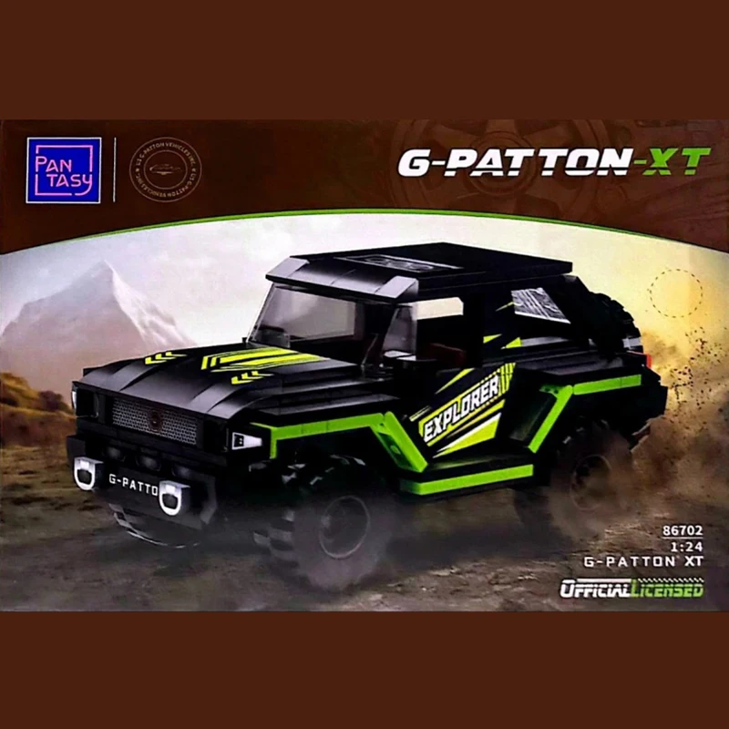 

Racers Off-road Vehicle MOC G-Patton,XT George,Patton GX Racing Car Building Blocks Model Brick Puzzle Toys for Boys Adult Gift