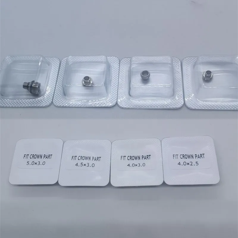 Watch Movement Parts Stainless Steel 3135 Silver Watch Crown Case Tube 5.0/4.5/4.0mm Size 24-7030