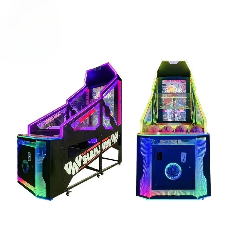 Coin Operated Arcade Indoor Amusement Center Basketball Machine Street shooting hoop Basketball Game Machine