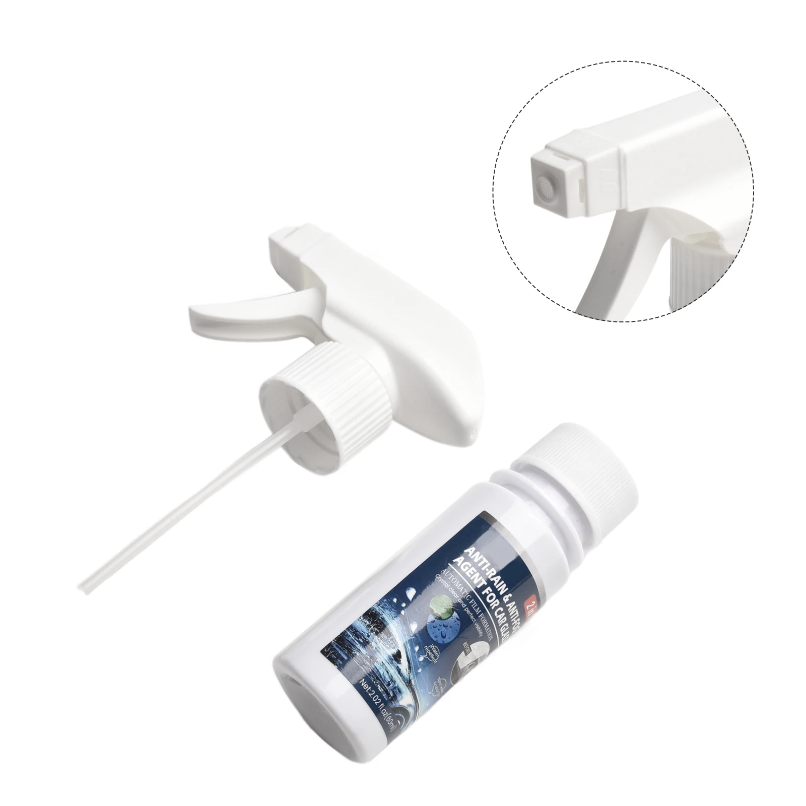 زجاج السيارة المضاد للمطر رذاذ طلاء مقاوم للماء عامل نظافة غير نافذ للمطر مكافحة الضباب منظف الزجاج السيارات الزجاج الأمامي واضح #4