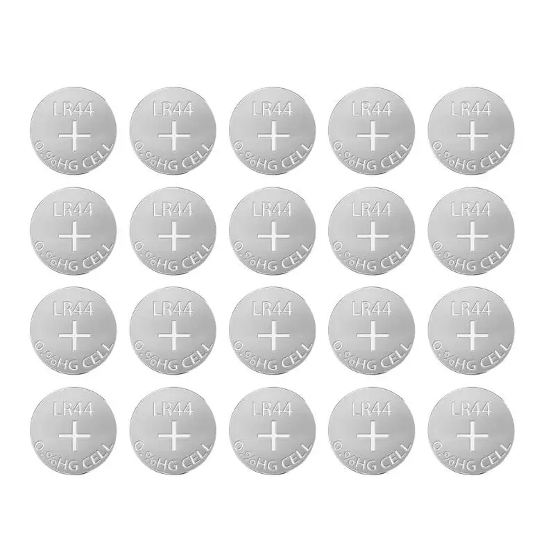 1.5 V AG13/L1154/LR44 Lithium Battery Coin Cell Button Batteries for Low Power Devices Electronics (Pack of 10/20pc)