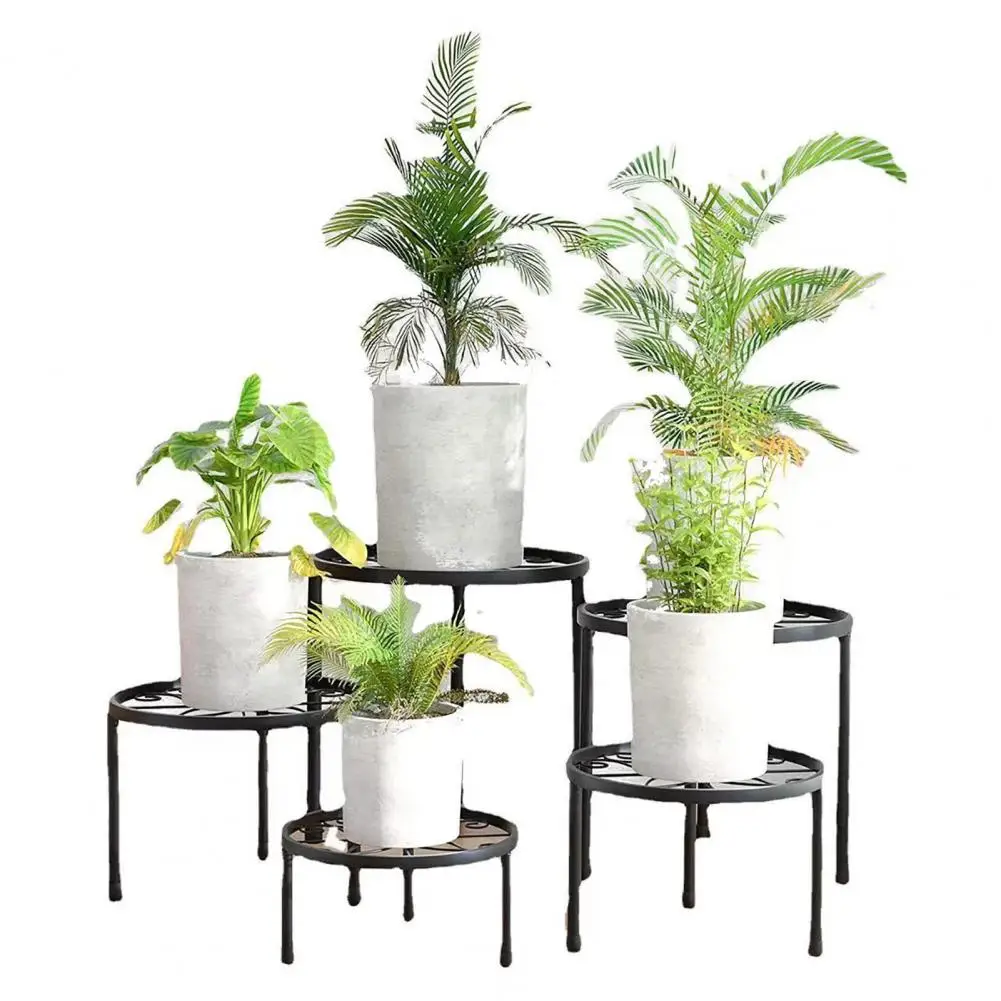 

Plant Holder Durable Metal Plant Stands Stable Load-bearing Indoor Flower Pot Shelf for Strong Support Tall Plant Stand