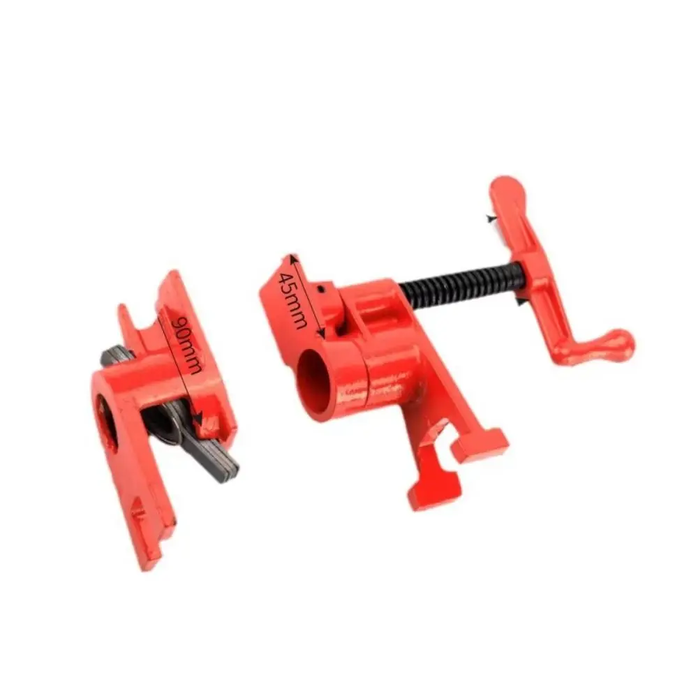 Heavy Duty 1/2/3/4 Inch Pipe Clamp Set Sturdy Pipe Clamps Wood Gluing Clamp Adjustable Woodworking Assembly Clamp For Assembly