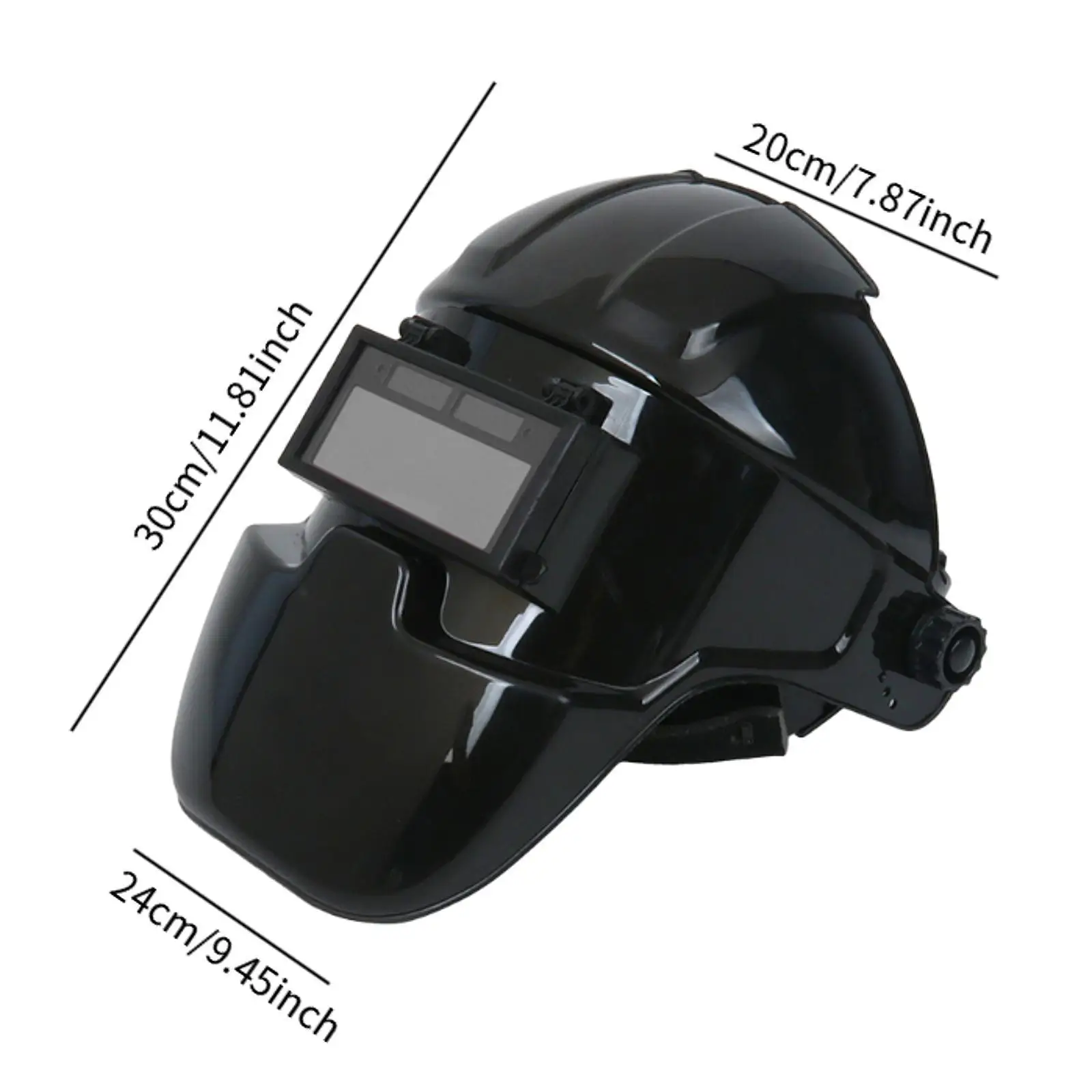 Auto Dimming Welding Helmet Flip up Portable Solar Charging Protection Cover Large Viewing Welding Head Mounted Face Protective