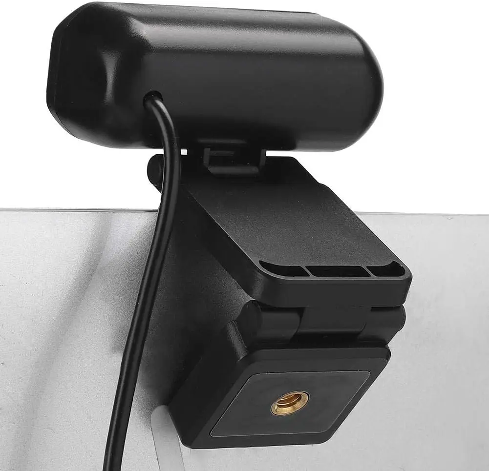 Kamera internetowa Full HD 1080P 30fps do laptopa, komputera PC, wbudowany mikrofon do wideorozmów, konferencji, pracy na żywo, podróży, z możliwością użycia ze statywem. — zdjęcie 6