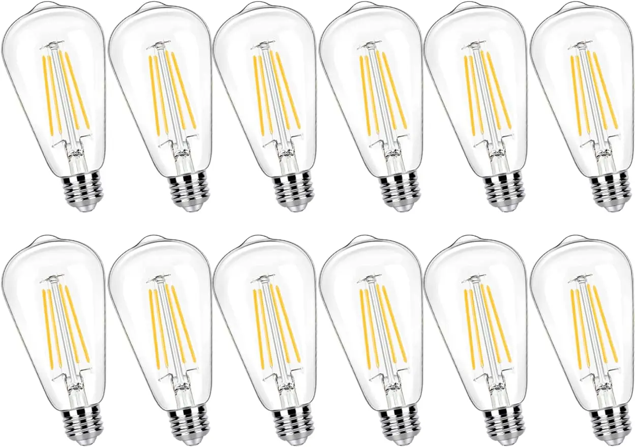 Light Bulbs 100 watt, 12 Pack LED Bulbs 100w Equivalent, 9W=100W, High Bright 1200LM E26 Medium Base, 4000K Daylight Vi