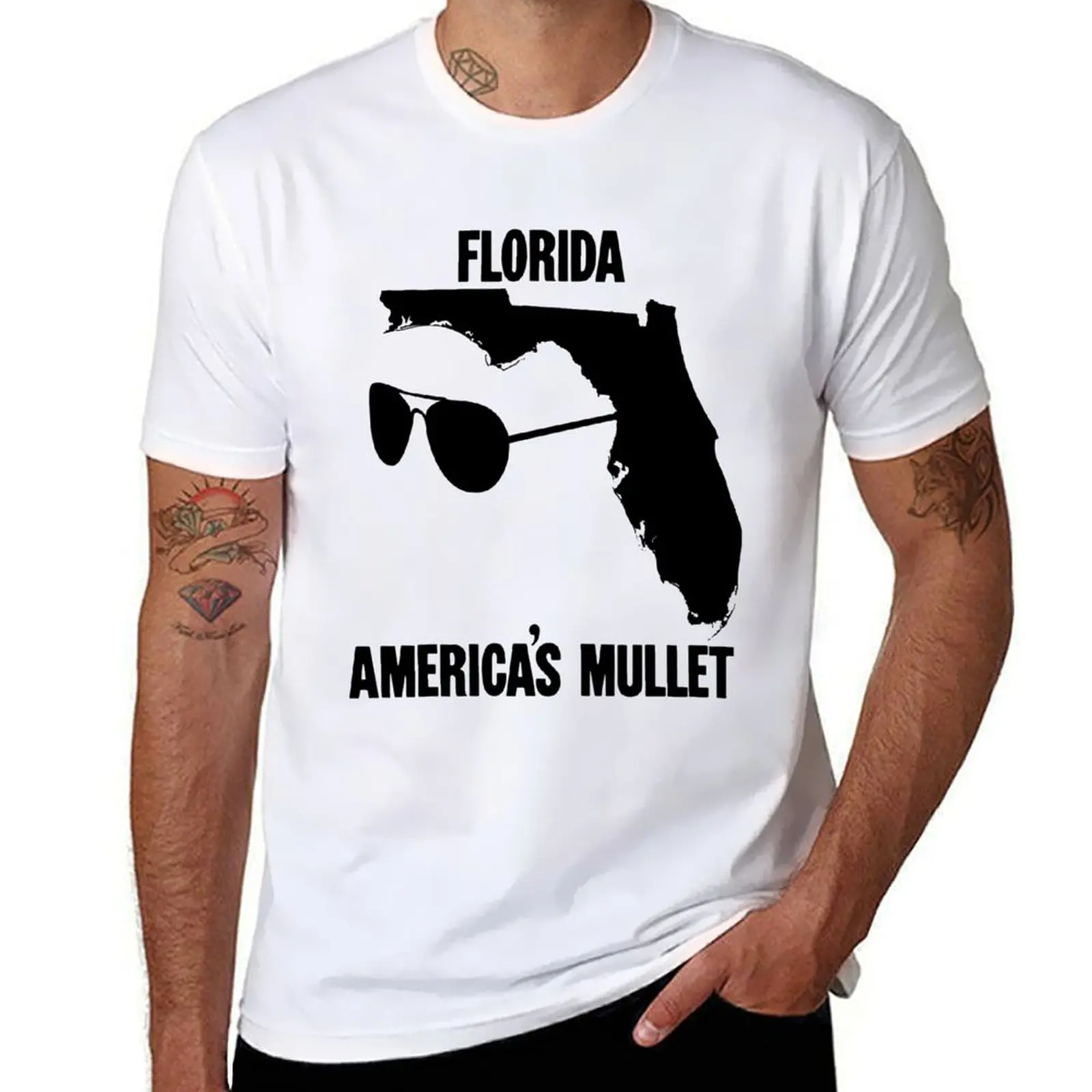 

Florida: America's Mullet T-Shirt anime tshirt man tshirt t shirt man plain T-shirt