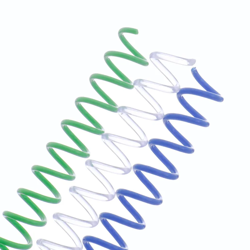 5/10PCS High Capacity Plastic Spiral Binding Coils, DIY Book Rings