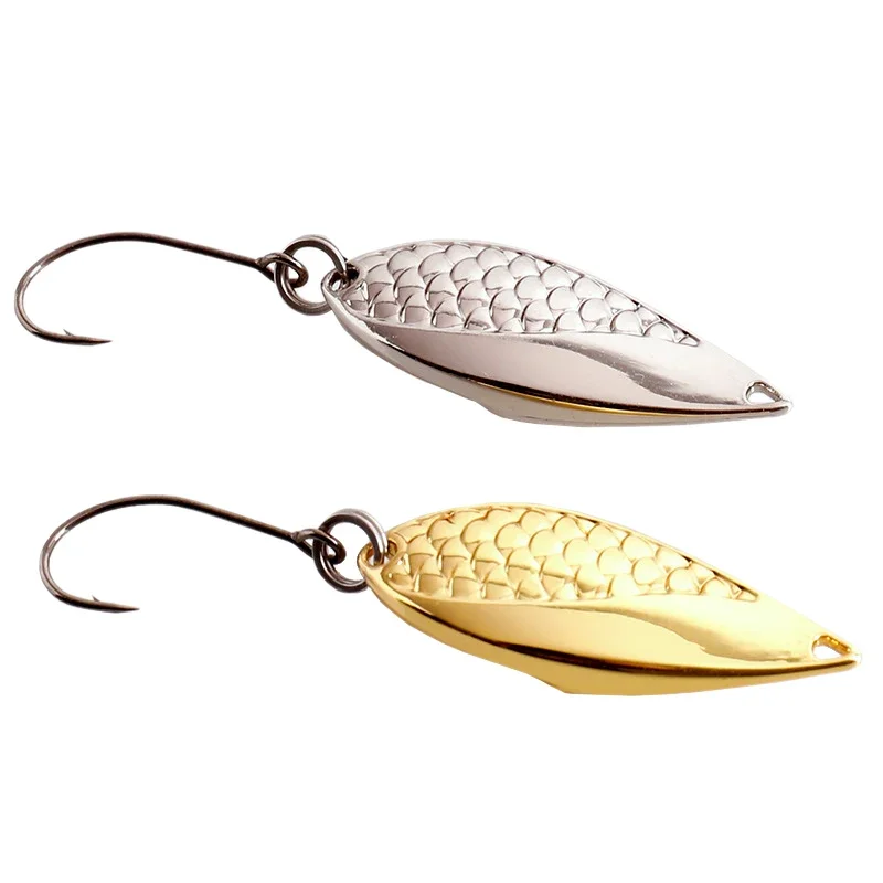 New 1pcs Lure Spoon Fishing Lures Pesca Wobblers Spinner Baits Shads Sequin Metal jigging For Carp Fishing Topwater Isca Bass image 6