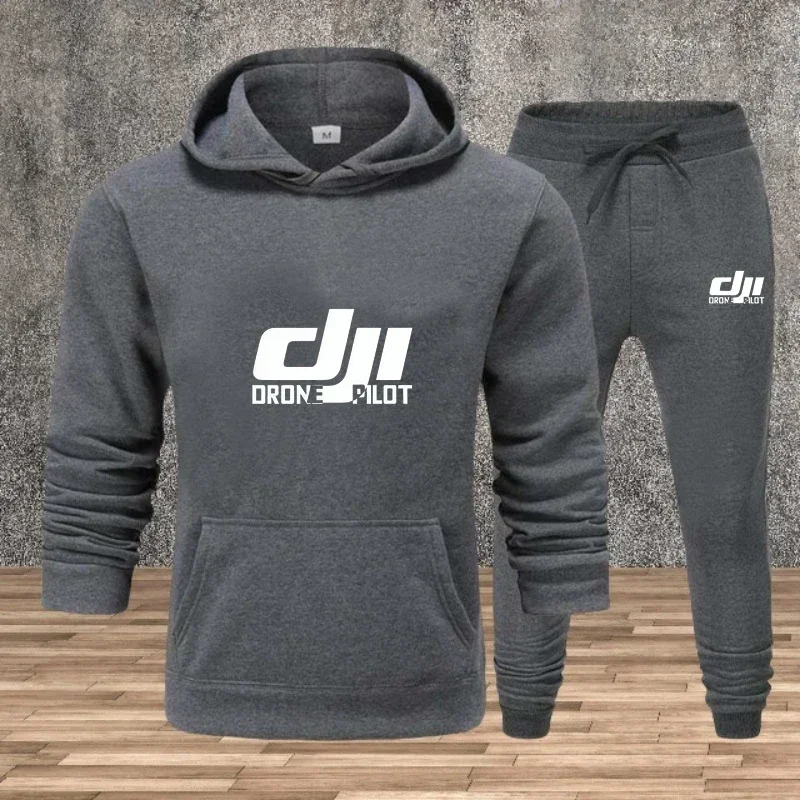 

Men's Printed Long-sleeved Sweatshirt, Fashionable Autumn and Winter Jogging Sports Men's Set 2025 Men's Casual Sports Pants