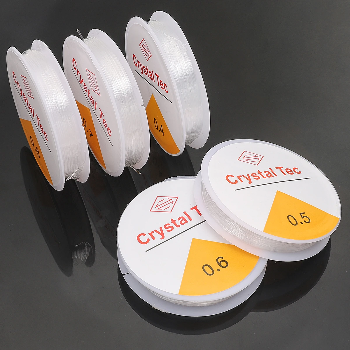 Cordoncino Elastico Premium 0.4-1.0mm - Filo Trasparente Resistente per Gioielli alla Moda