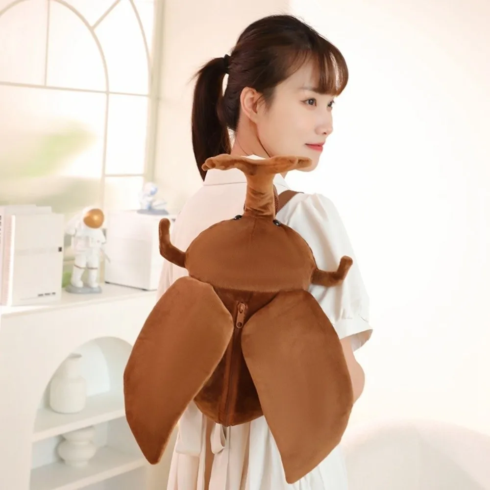 Animal Stag Beetle Backpack Lightweight Breathable Rhinoceros Beetle Backpack soft Children's Backpack for Boys and Girls