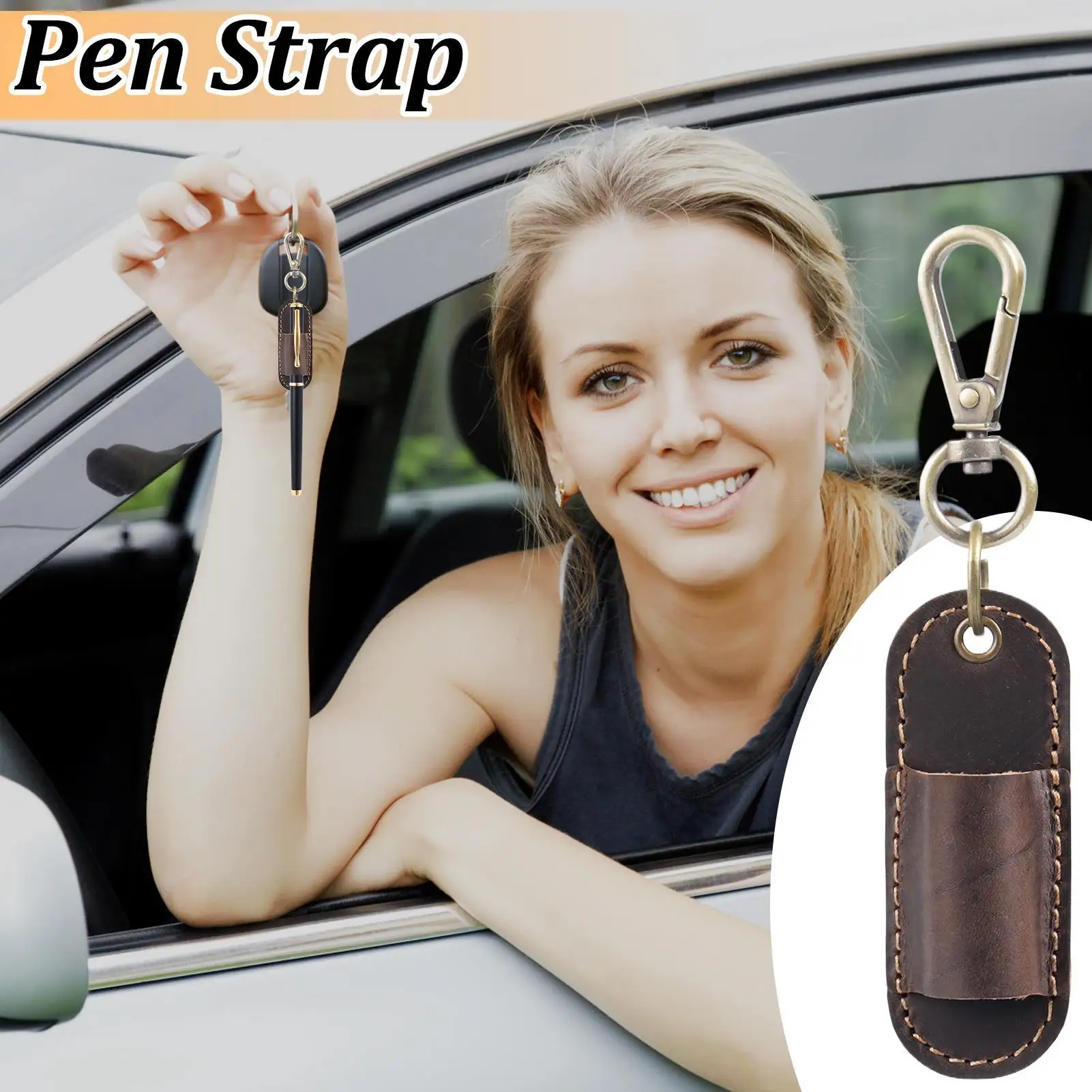 الحبل القلم كليب مكافحة خسر المحمولة حقيبة للتخزين الجلدية الحبل حامل قلم مرفق ل مقهى الأريكة النوم مستشفى مكاتب المنزل