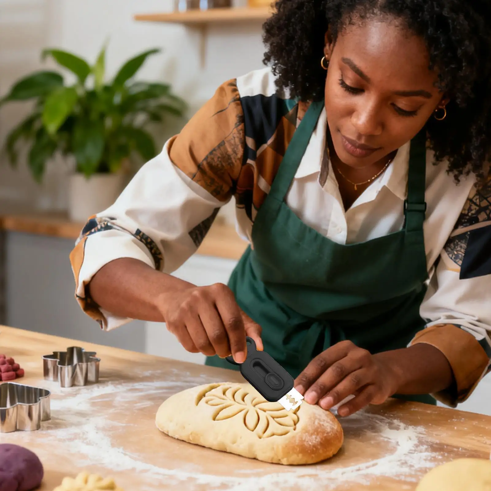 

Bread Scorer Tool Kitchen Scoring Tool Bread Making Slashing Knives For Kitchen Home Bakery Baking Dough Pastry Women Men Adults