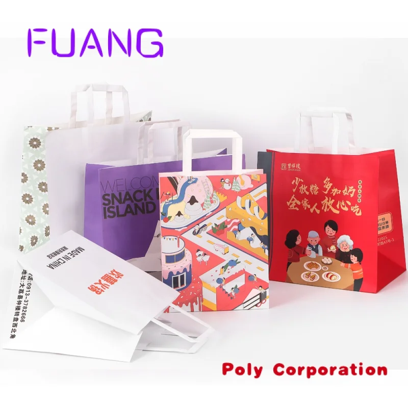 Custom  Top-Ranking Product Wholesale Custom Logo Kraft Paper Bag Luxury Custom Size Package Paper Handle Paper Bagg