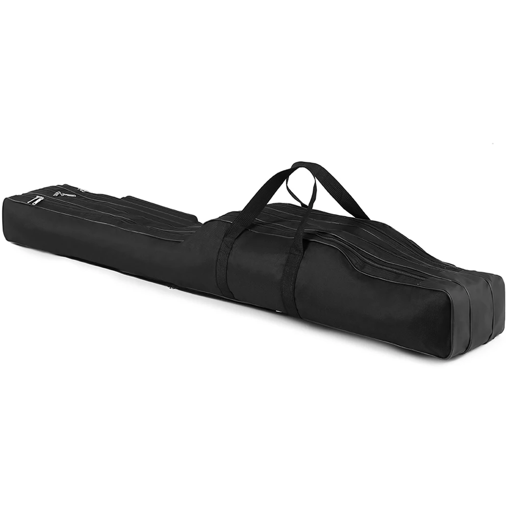130cm/150cm Drielaagse Vissers Tas Draagbare Opvouwbare Hengel Reel Gereedschap Draagtas Reistas