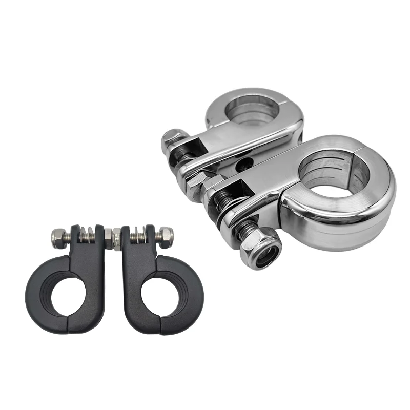 

32mm Motorcycle Highway Foot Pegs Clamp Engine Guard Foot Footrest Mount Bracket for Harley Davidson Touring Road King Foot Pegs