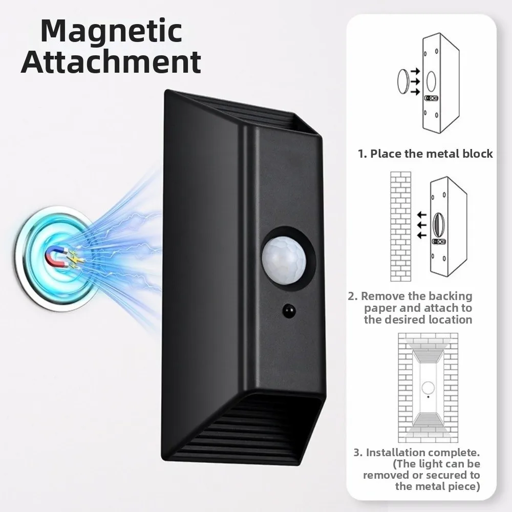 

Rechargeable Sensor Wall Lights Remote Control Magnetic Suction Magnetic Wall Lamp Wireless Intelligent LED Induction Lights