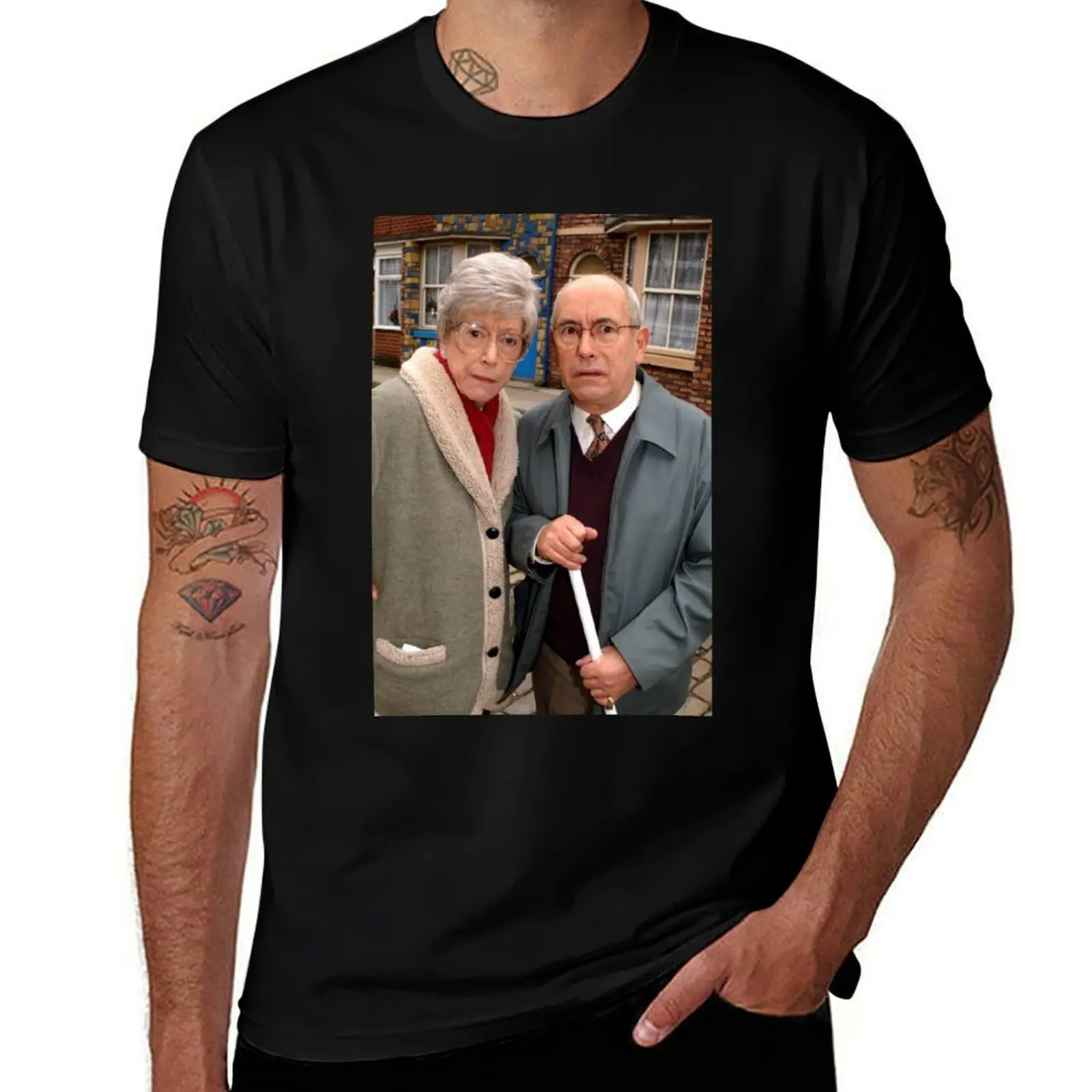 

CORRIE LEGENDS: BLANCHE AND NORRIS T-Shirt Man t-shirt customs blue archive plus size clothes mens workout shirts