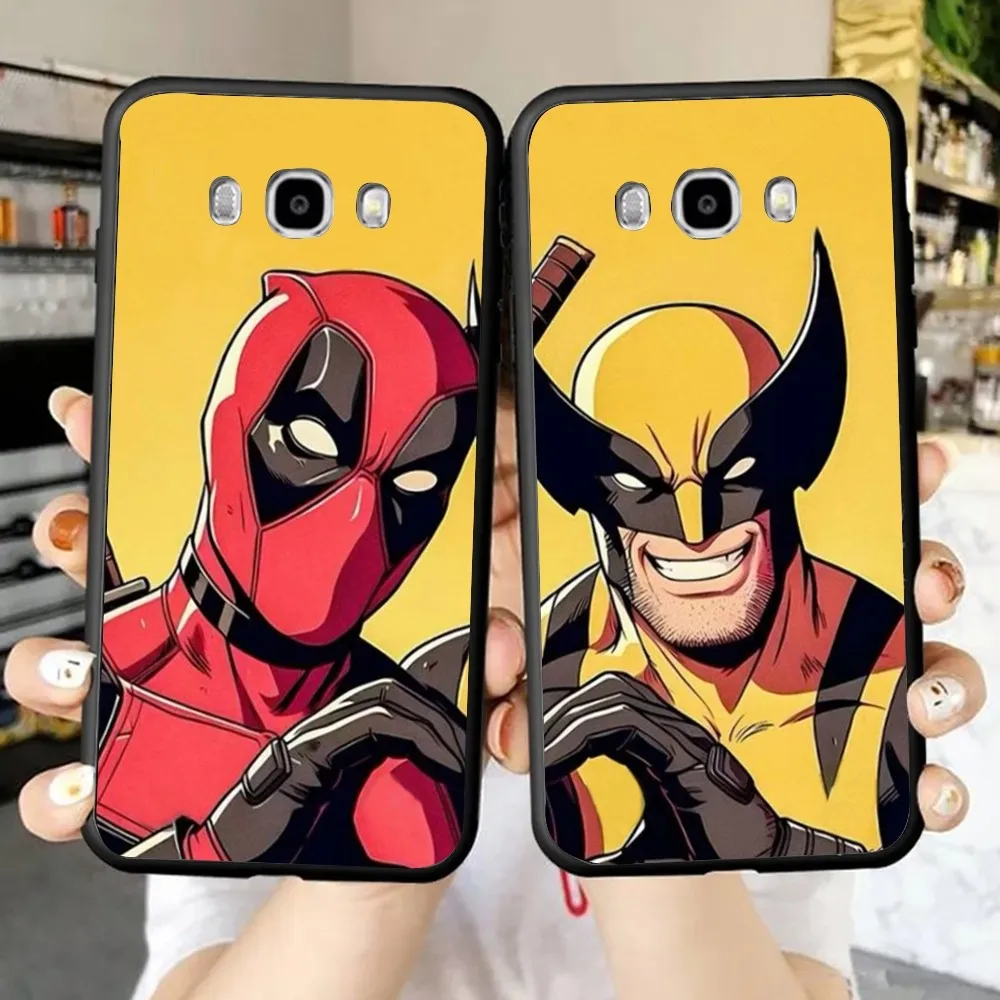 D-Deadpool And W-Wolverine Phone Case For Xiaomi 11 Redmi Note 11 5G 8T 9A 9 10T Note8Pro Note9 12SUltra Black Case