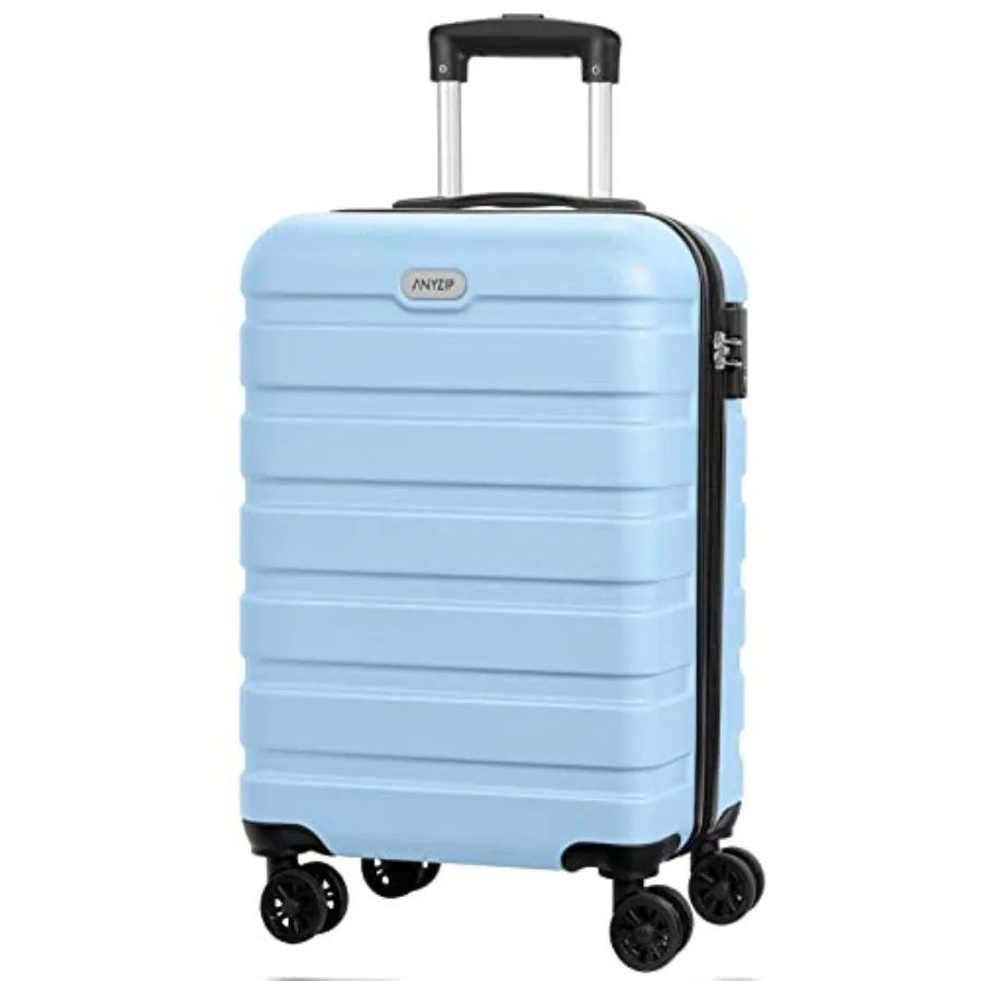 

Luggage PC ABS Hardside Lightweight Suitcase with 4 Universal Wheels TSA Lock Carry-On 20 Inch Light