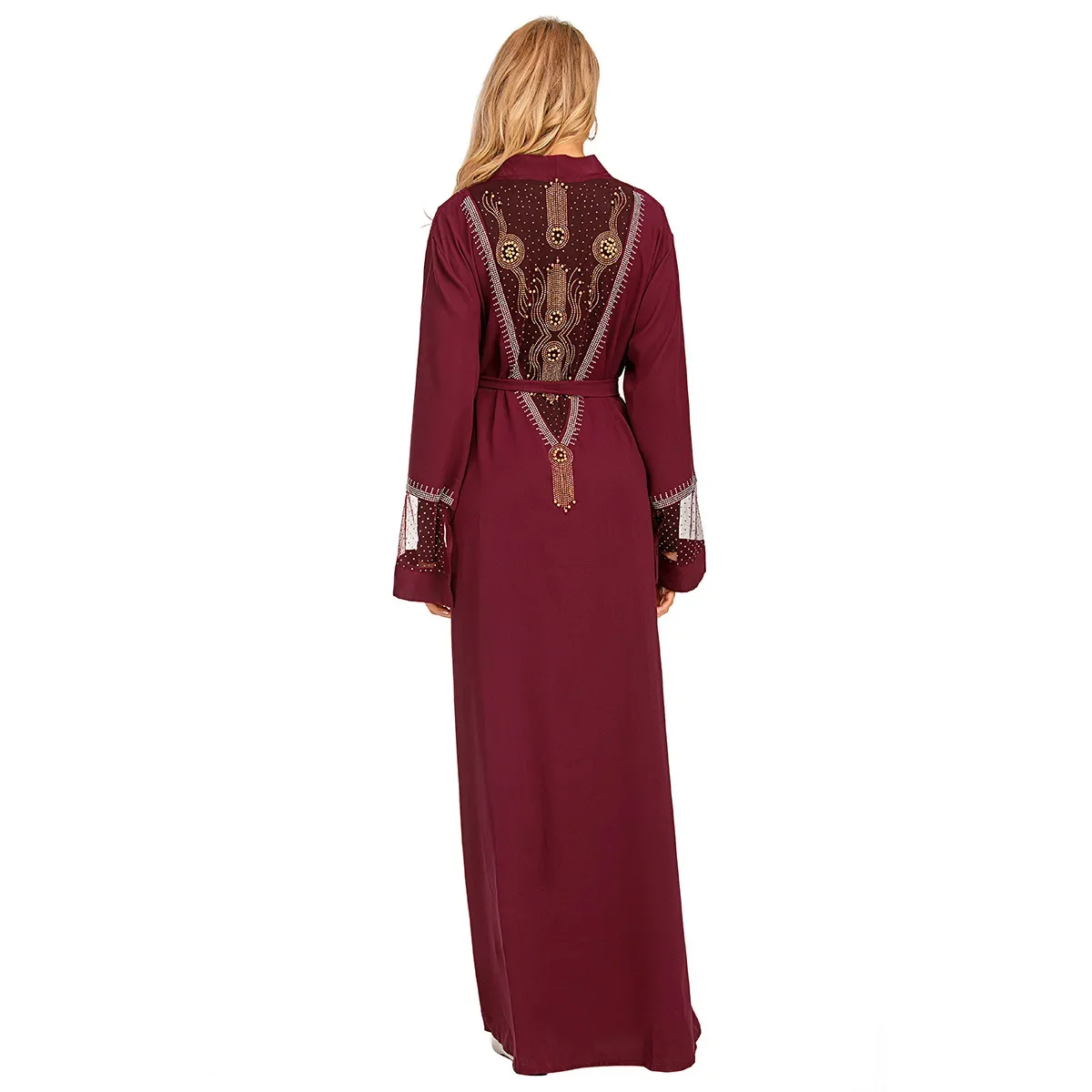 Aberto Abaya para Mulheres Muçulmanas, Kimono Aberto, Caftan Feminino, Abaya para o Ramadã, Eid Mubarak, Dubai, Turquia, Islã, Kaftan