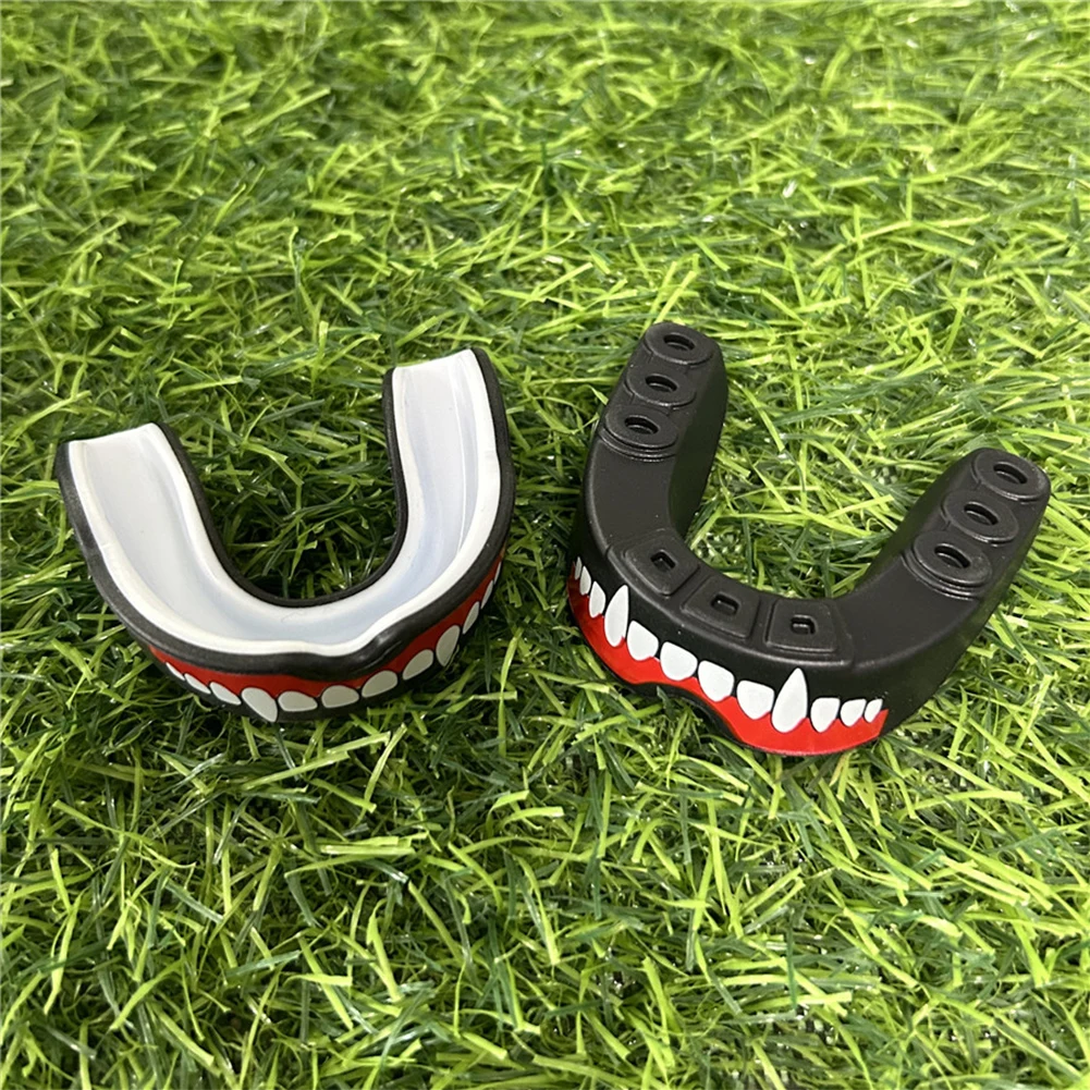 Sports Mouth Guard Sports Mouthpiece Protective Boxing Tooth Guard Shock Absorbing EVA Gum Shield for Men Women