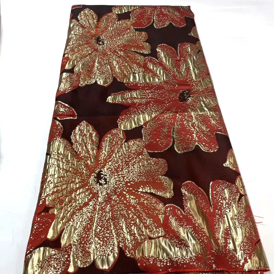 Latest Design Brocade Jacquard Lace Fabric French Lace Fabric High Quality African Nigerian Lace Fabric For Party Dress VMJ5562