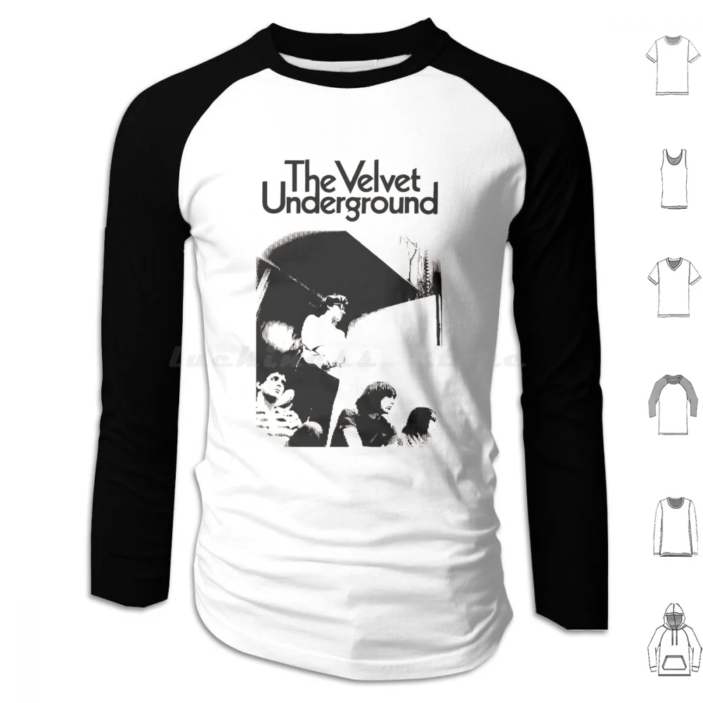 The Velvet Hoodies Long Sleeve The Velvet Underground Velvet Underground Nico Lou Reed Music Band Banana Velvet Punk