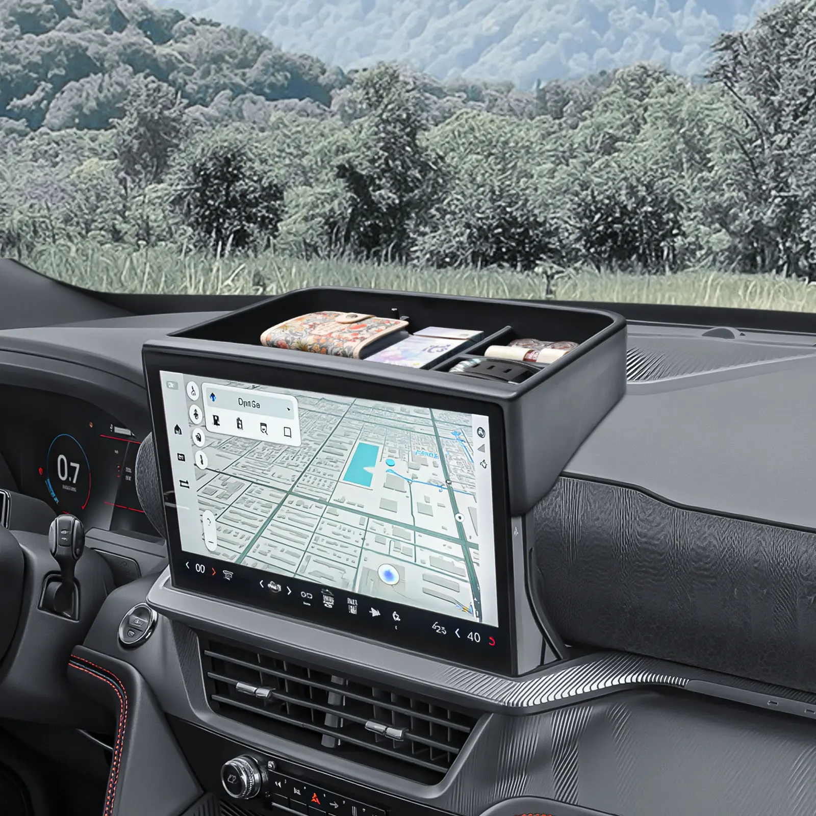 Organizador de Almacenamiento para Consola Central y Tablero de Ford Explorer 2025 2026 (Active/T-Line/ST/Platinum/Tremor), Accesorios para Auto