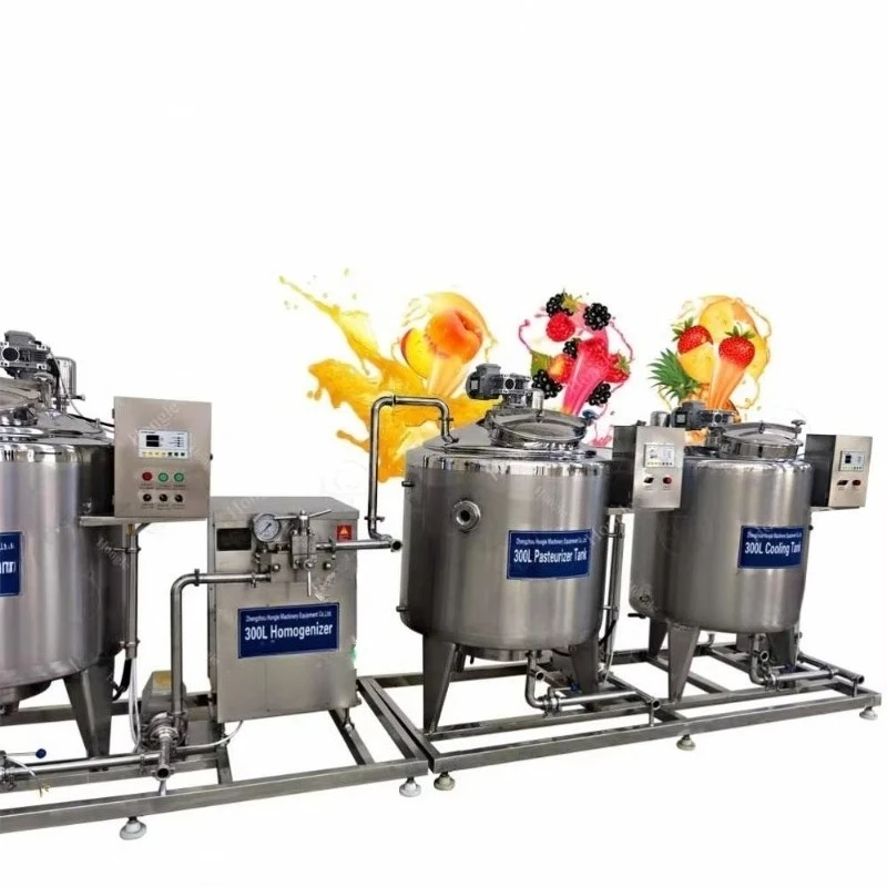 Mango Apple Juice Pasteurizer Machine Line Small Scale Juice Making Mixing Tank Processing Machine for Beverage Custom
