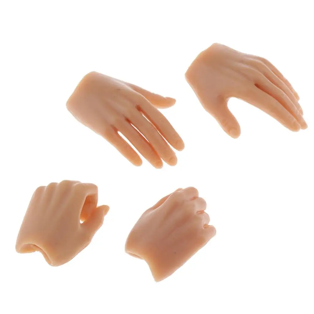 Peau de mains de femme en plastique pour figurines d'action, échelle 1/6, bricolage, 12 pouces